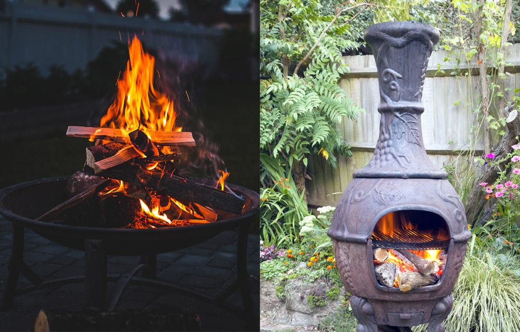 Chimineas vs. Fire Pits - Stone Hearth Firewood