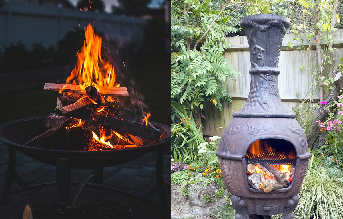 Chimineas Vs Fire Pits Stone Hearth, Chiminea Fire Pit